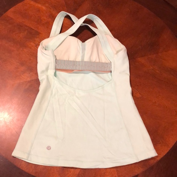 Lululemon Core Kicker Mint Crossback Tank Size 6 - Picture 4 of 7